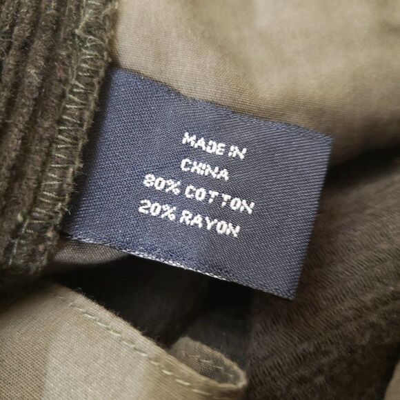 Nautica Green/Brown Rigger Corduroy Pant Size 38 X 32 - Picture 16 of 16